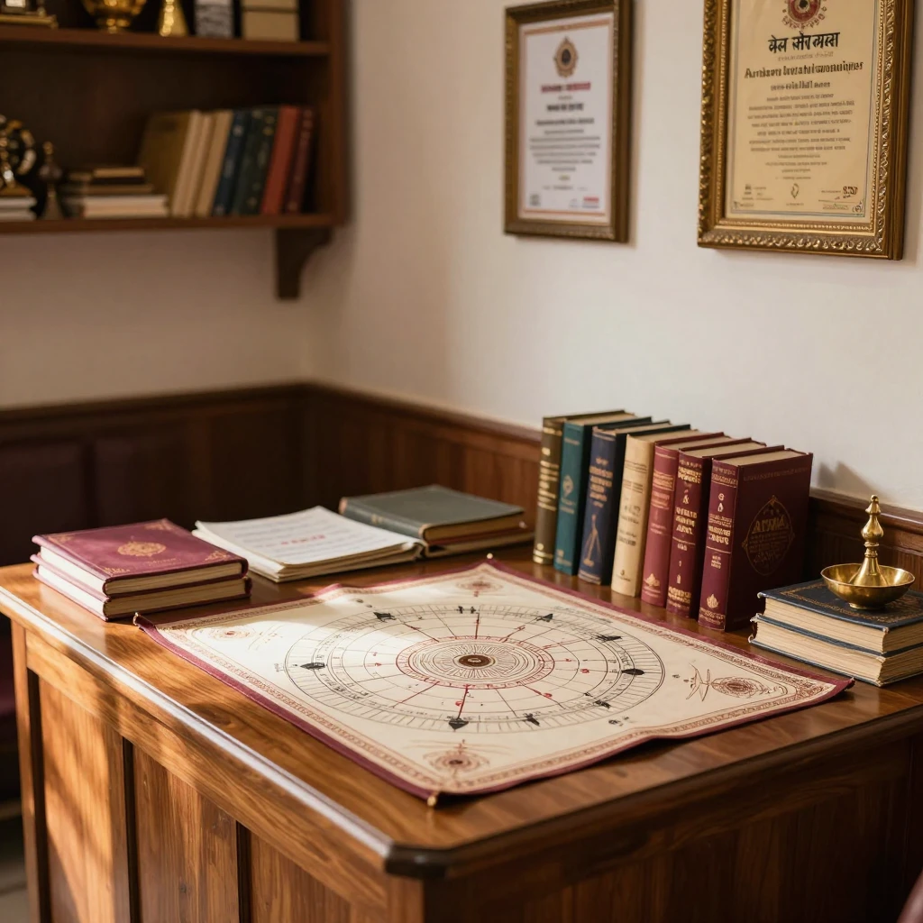 Vasudev Astrology Center consultation environment